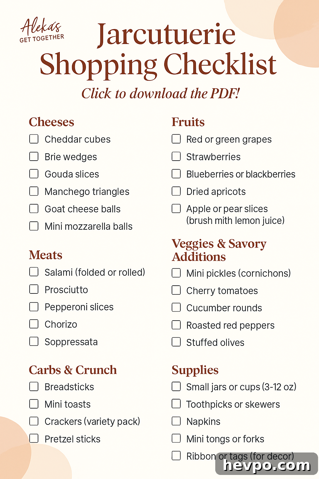 Checklist preview