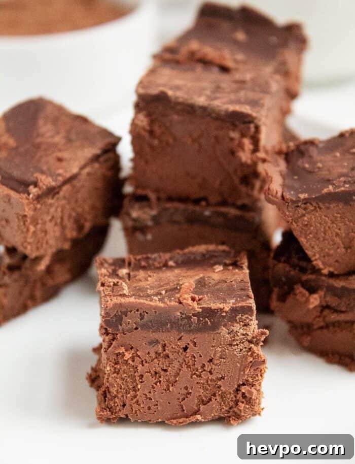 keto chocolate dessert on a white plate