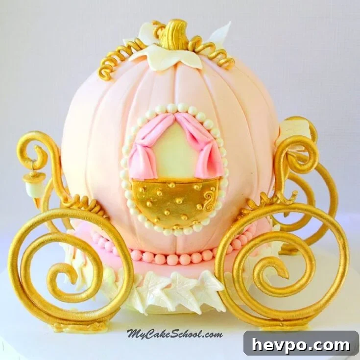 Cinderella Carriage Cake