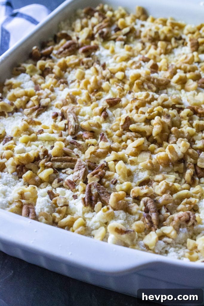 pan of pumpkin dessert