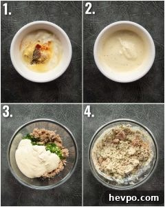 how to make tuna mayo for tuna melt 4 step by step photos showing how to make tuna mayo for tuna melt