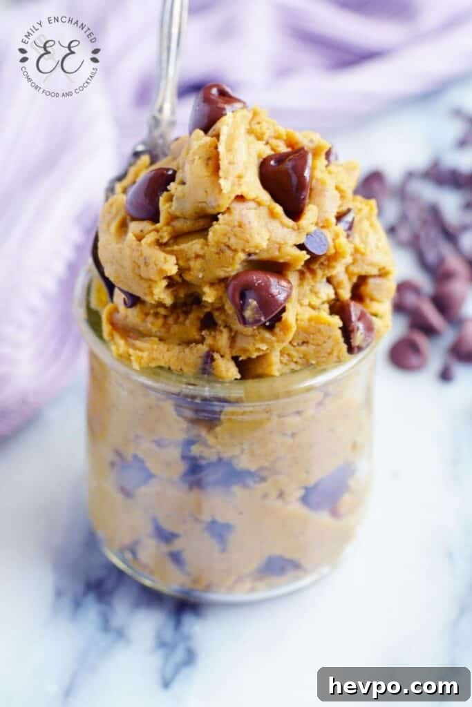 Edible Vegan Chocolate Chip Cookie Dough Recipe Edible Vegan Chocolate Chip Cookie Dough Recipe