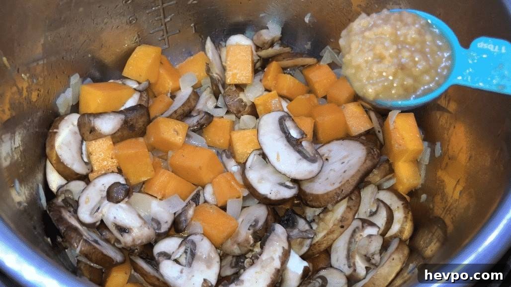 Creamy Instant Pot Butternut Squash Risotto Recipe 7 img 24012 12