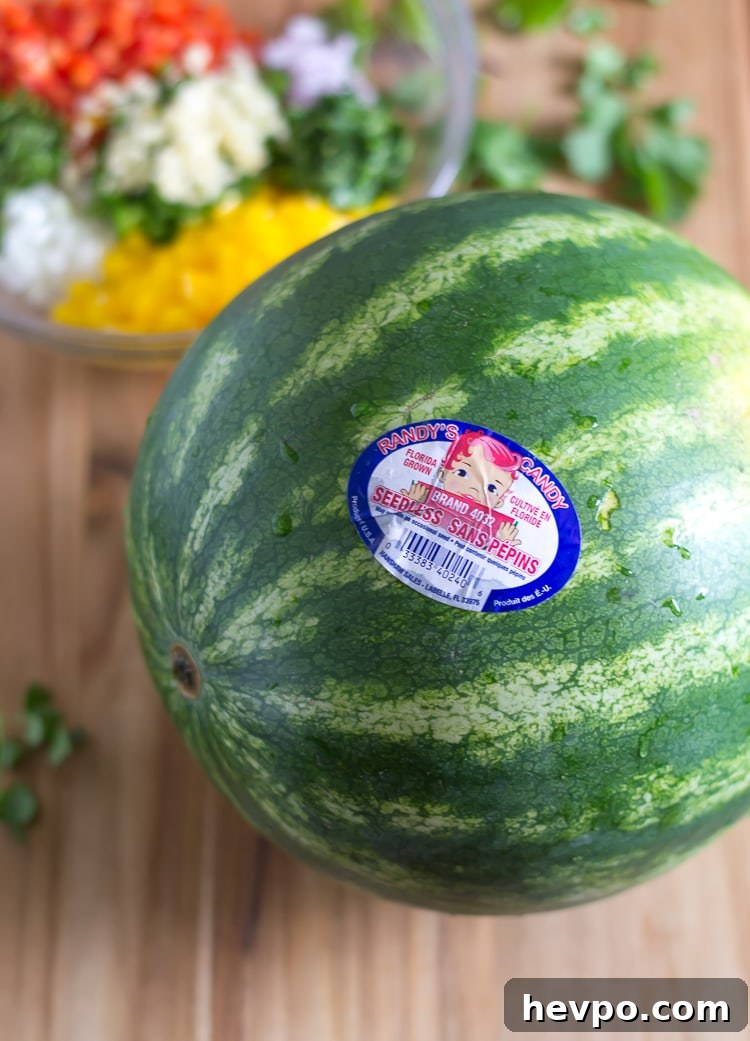 Fresh from Florida watermelon is in season