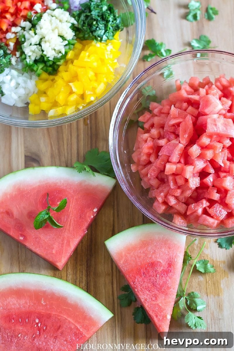 How to make Watermelon Salsa recipe