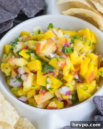 Mango Peach Salsa