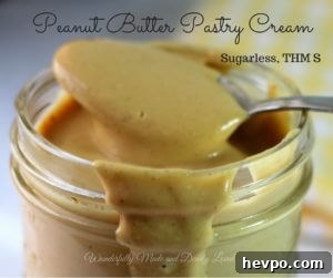 Meal-Prep Condiments: Flavorful Sauce and Dressing Recipes for Your Week 6 Peanut Butter Pastry Cream (Sugarless, THM S, Low Carb)