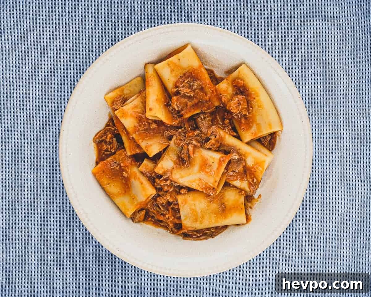 Top 10 Most Popular Recipes of 2022 You Need to Try 6 A bowl of paccheri pasta with a rich Neapolitan ragù sauce