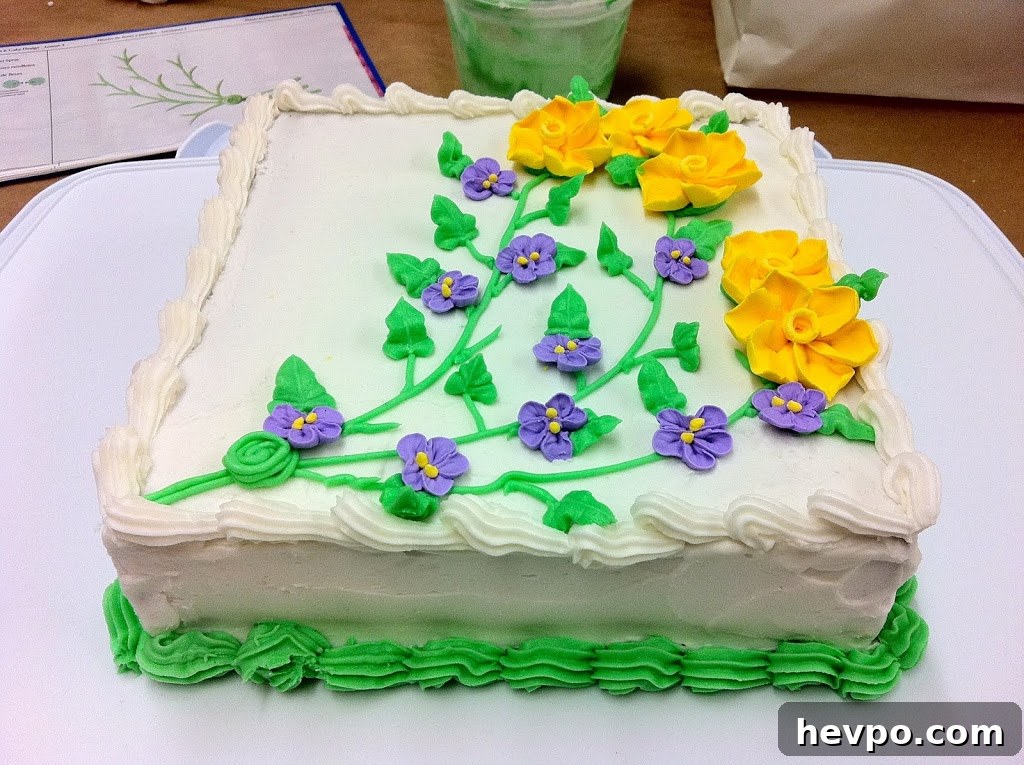 One Year Done: My Personal Year-in-Review and Highlights 3 African Violets and Buttercups Cake