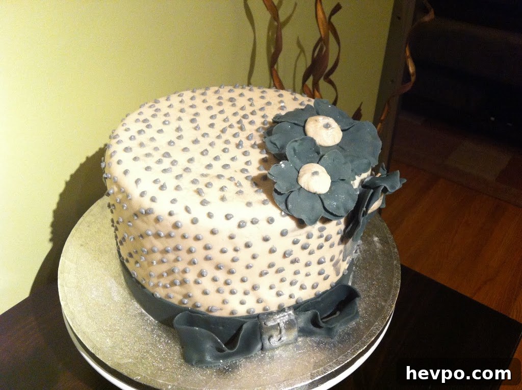 One Year Done: My Personal Year-in-Review and Highlights 4 First fondant cake