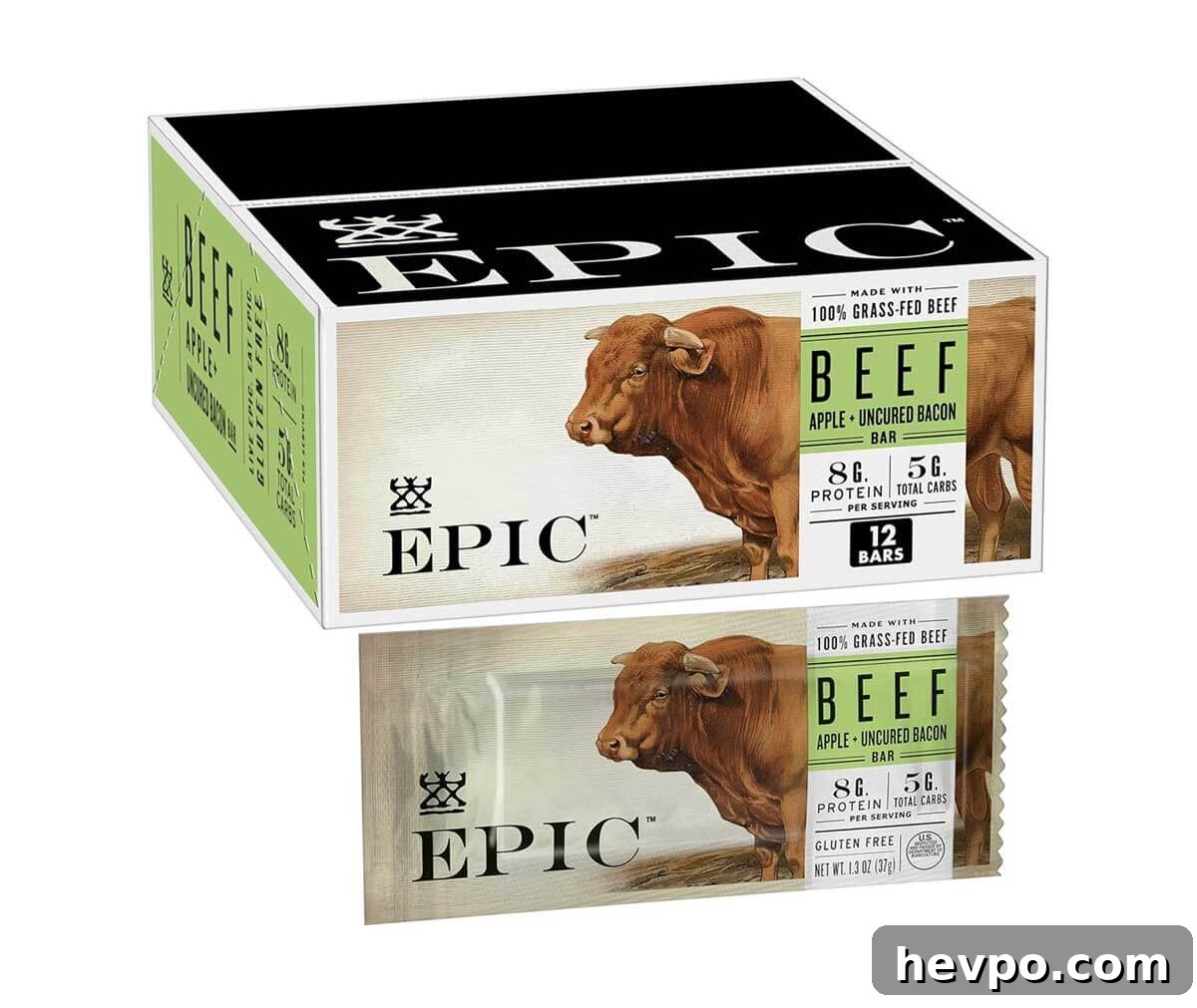 Whole30 Epic beef bacon apple bar