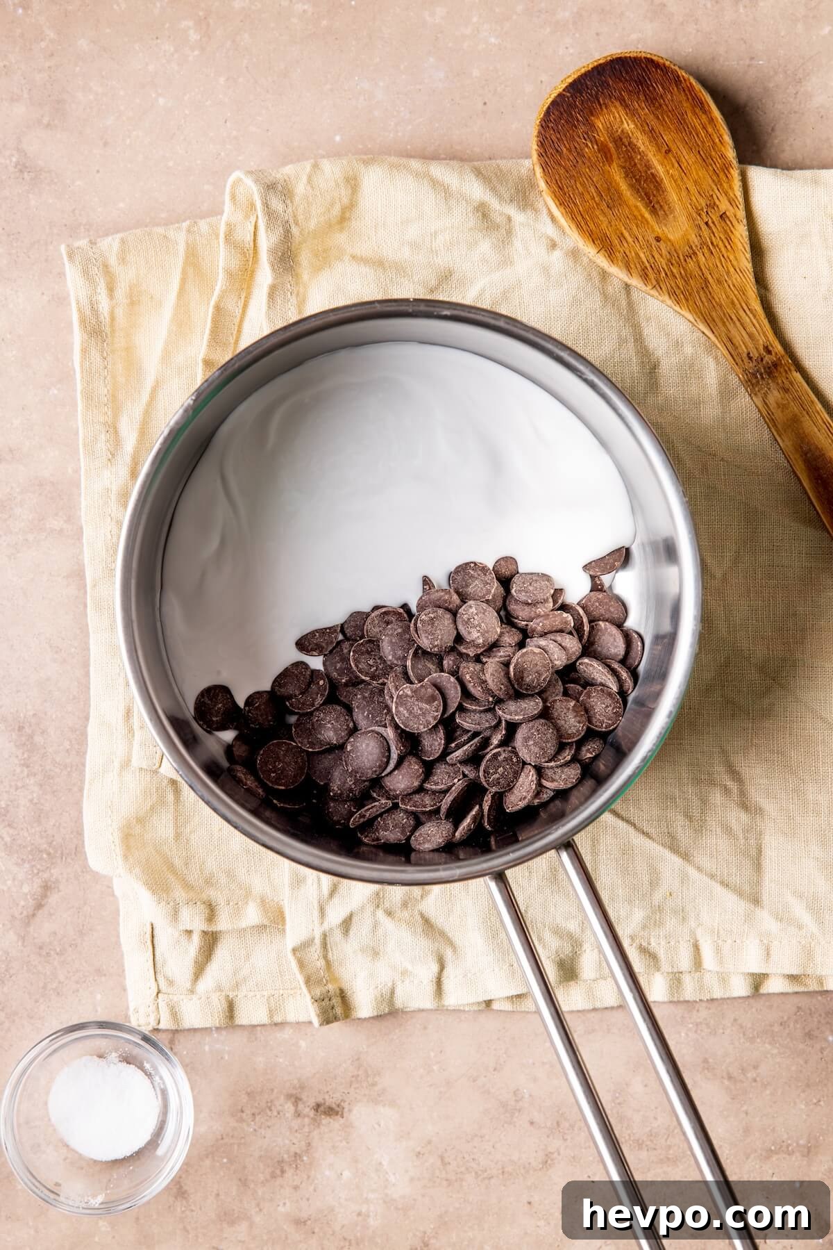 No Bake Peanut Butter Cookie Dough Bars with Chocolate Ganache Step 3 - Olivia Adriance