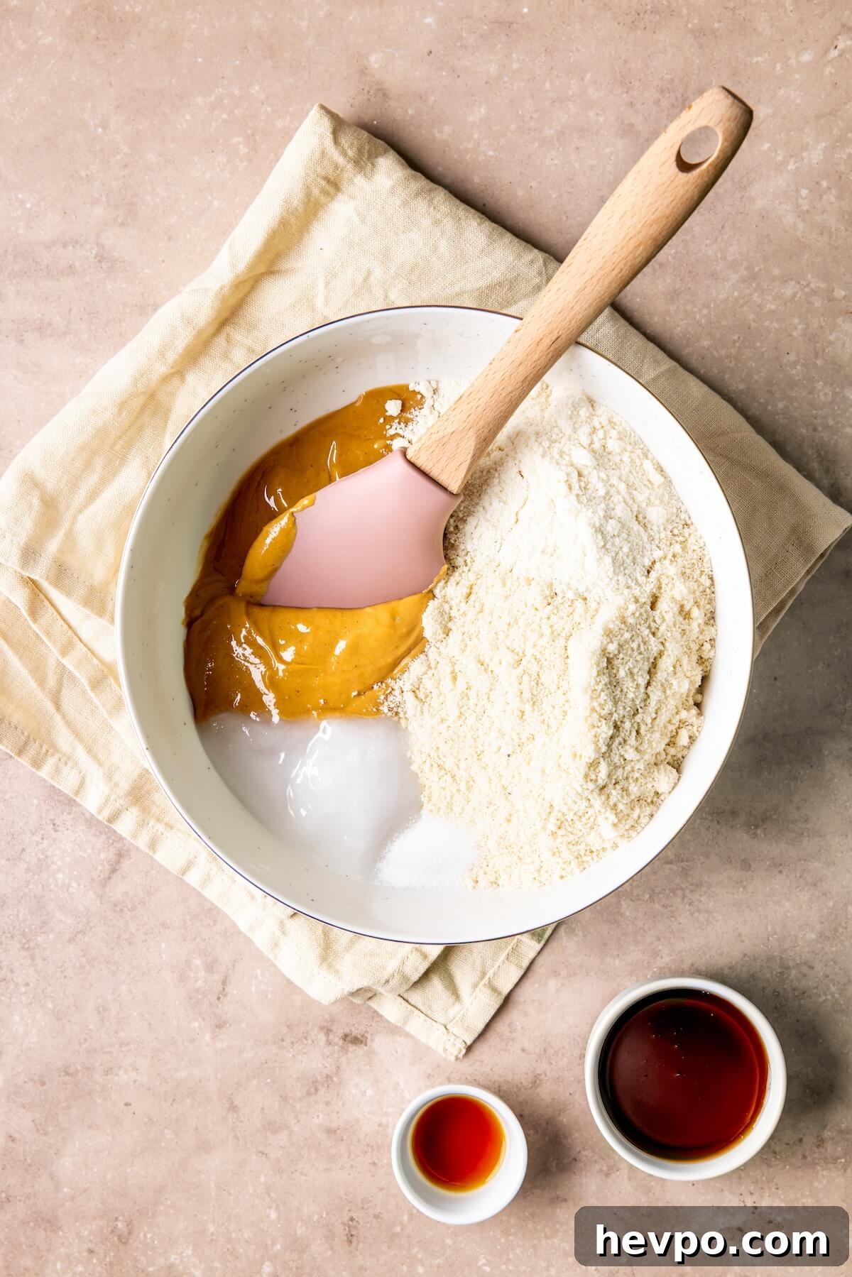 No Bake Peanut Butter Cookie Dough Bars with Chocolate Ganache Step 1 - Olivia Adriance