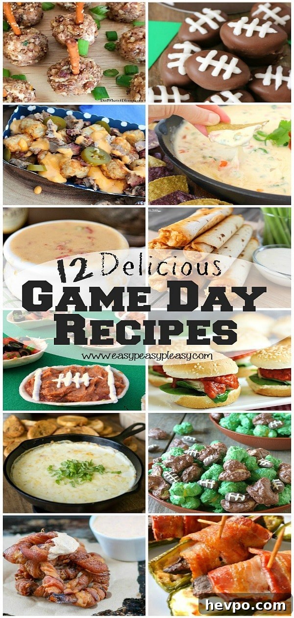 12 Winning Super Bowl Recipes for Your Game-Day Party 3 12 Delicious Game Day Recipes perfect for any football game. #gameday #gamedayrecipes #footballrecipes #partyfood #footballfood
