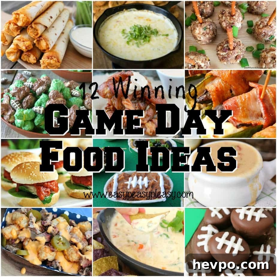 12 Winning Super Bowl Recipes for Your Game-Day Party 4 12 winning game day food ideas for your next tailgate or football party.