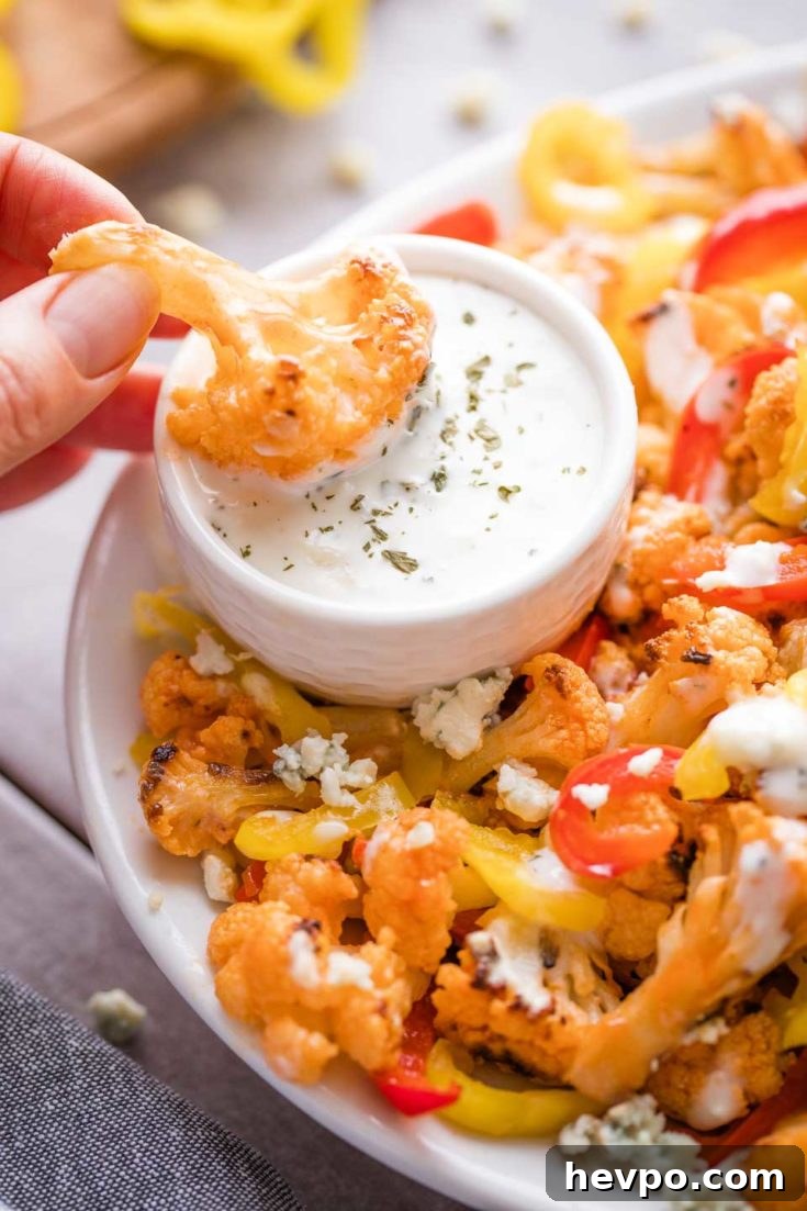 Image for LOADED Baked Buffalo Cauliflower Wings