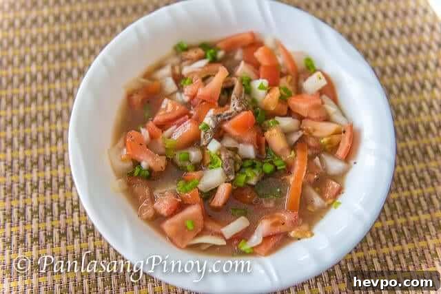 Tomatoes and Onions with Fermented Fish Sauce (Bagoong Isda) 2 Tomato onion and bagoong isda