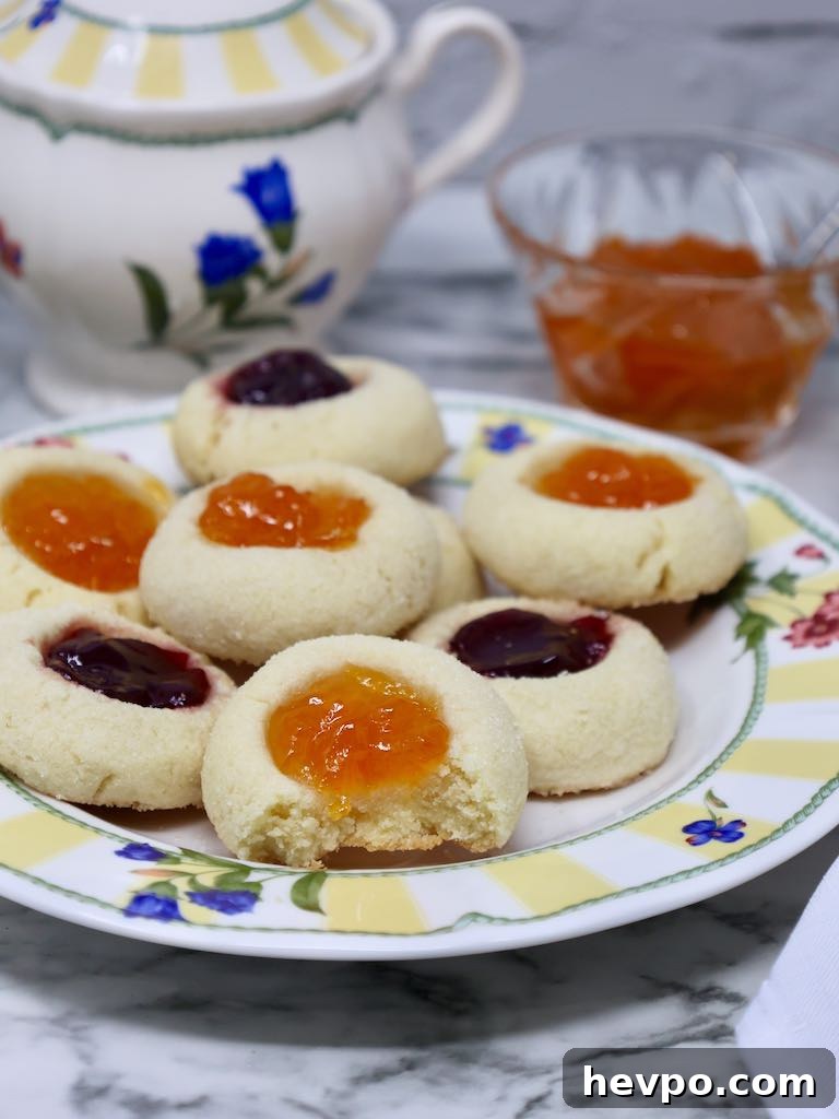 Jam Thumbprint Cookies