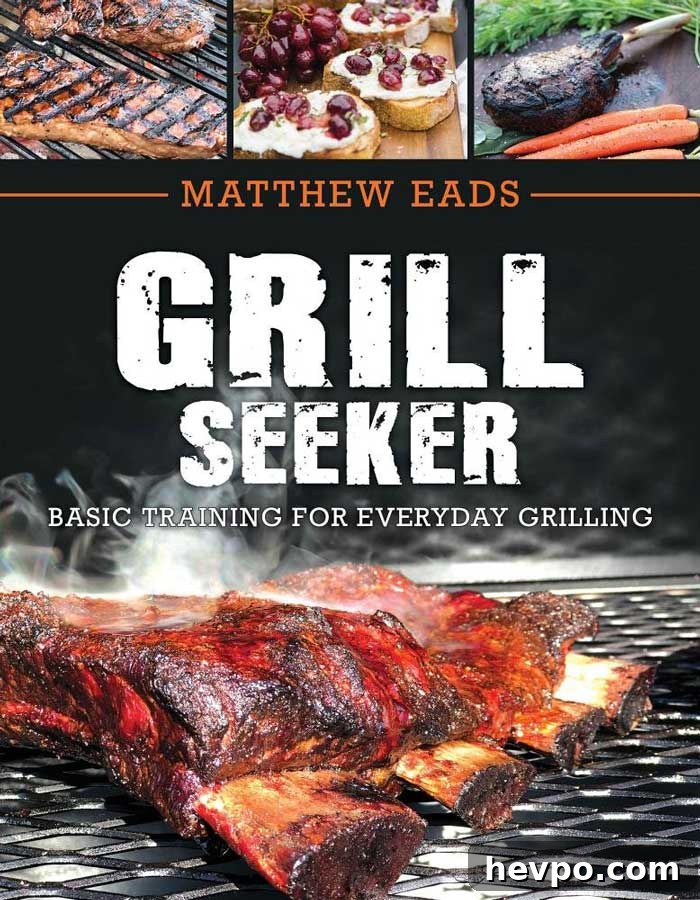 Cover of Matthew Eads' GrillSeeker cookbook