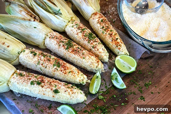 Grilled mexican street corn recipe