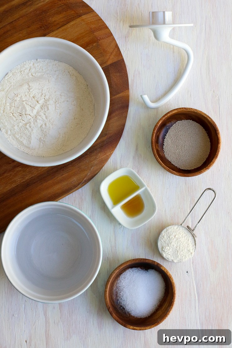 Pita ingredients