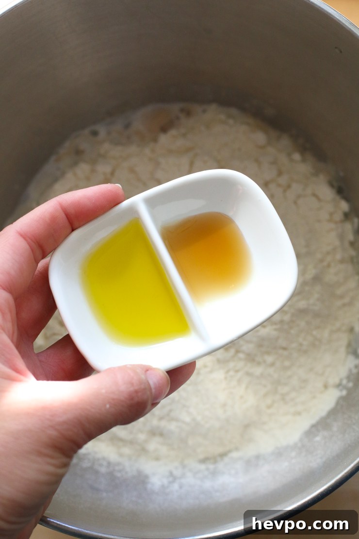 mixing oils