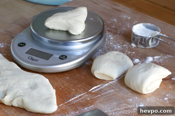 divide dough