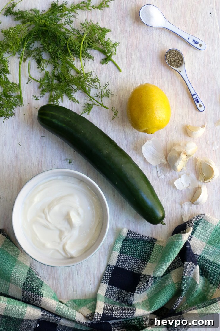 tzatziki sauce ingredients
