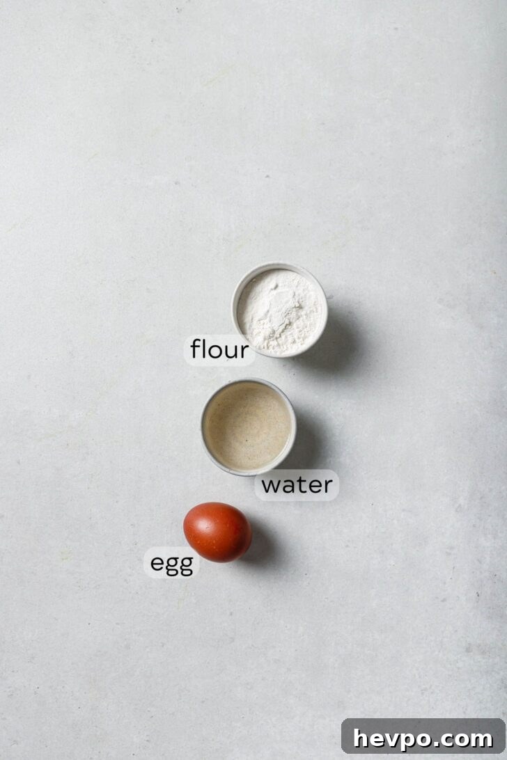 Binder Ingredients for Chicken Spring Rolls