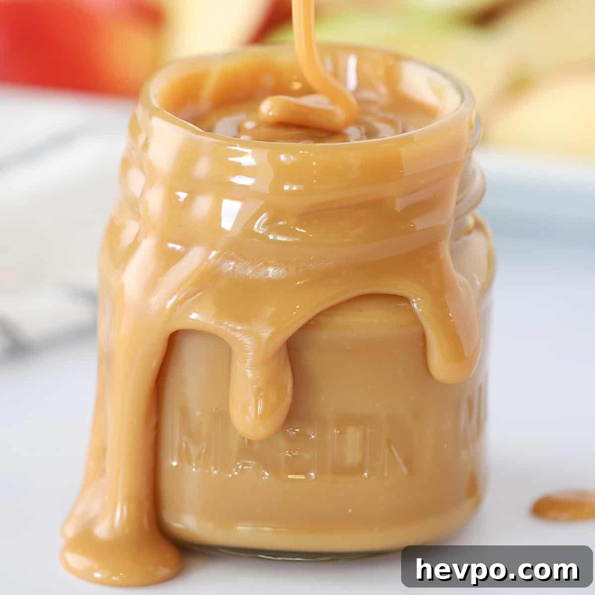 Caramel Apple Crisp with Crunchy Oat Topping Recipe 6 Homemade Caramel Sauce
