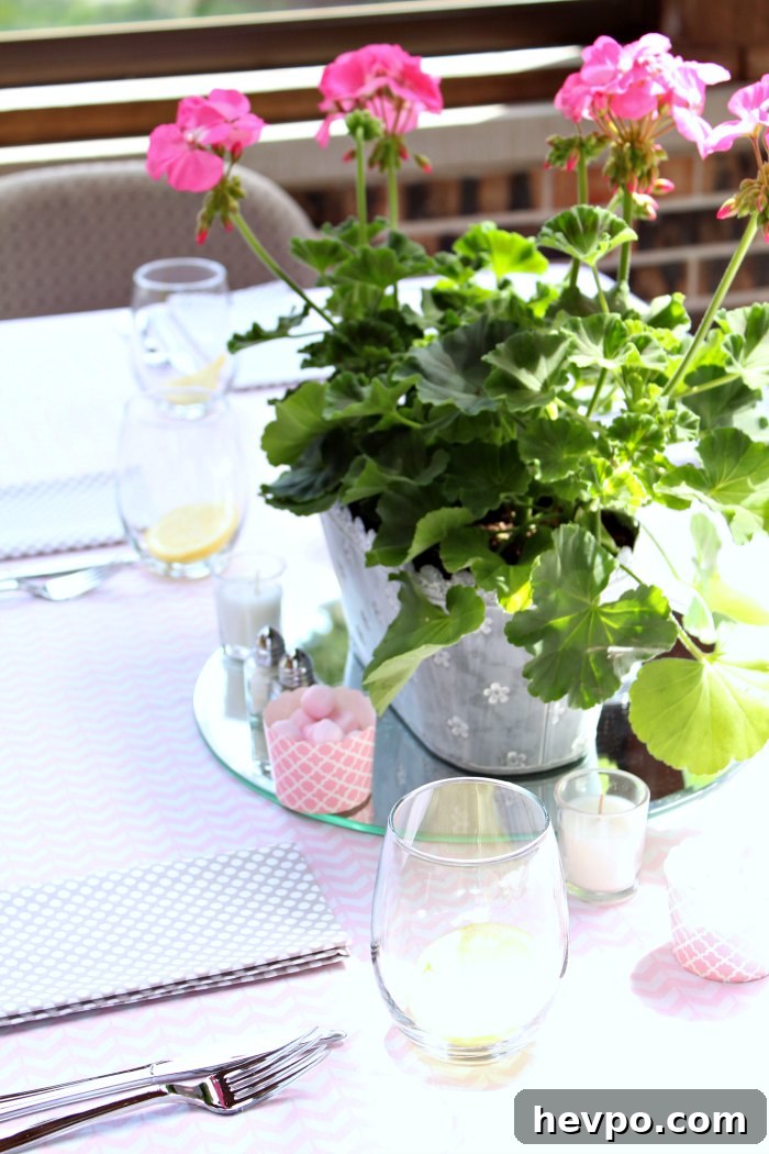 Pink and Gray Elephant Baby Shower Ideas & Decorations 7 Pink and Gray Baby Shower Centerpieces