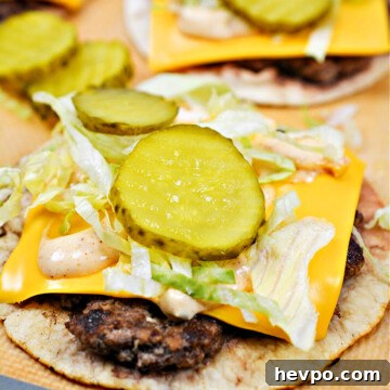 Keto Big Mac Smash Burgers