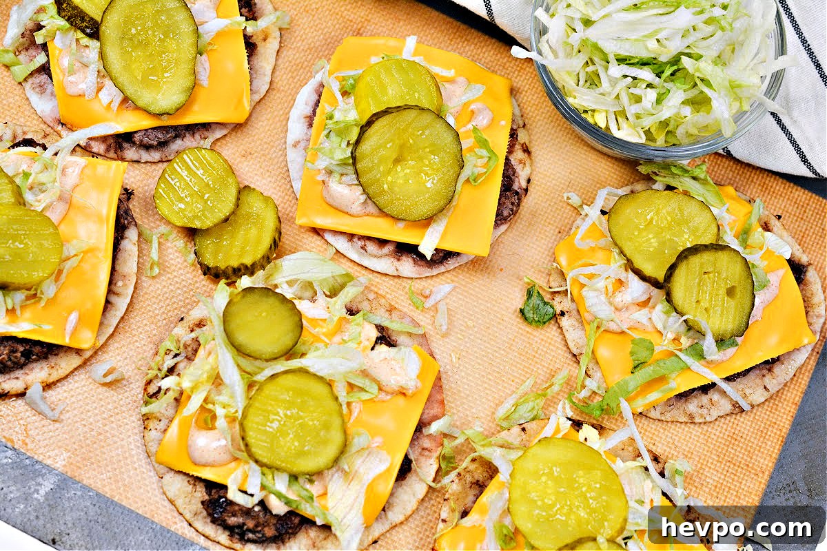 Keto Big Mac Smash Burgers