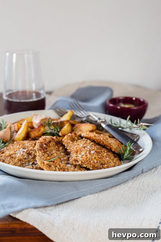 Hazelnut coated pork cutlets Hazelnut coated pork cutlets
