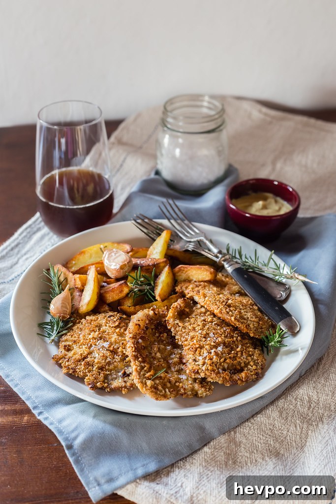 Hazelnut coated pork cutlets Hazelnut coated pork cutlets