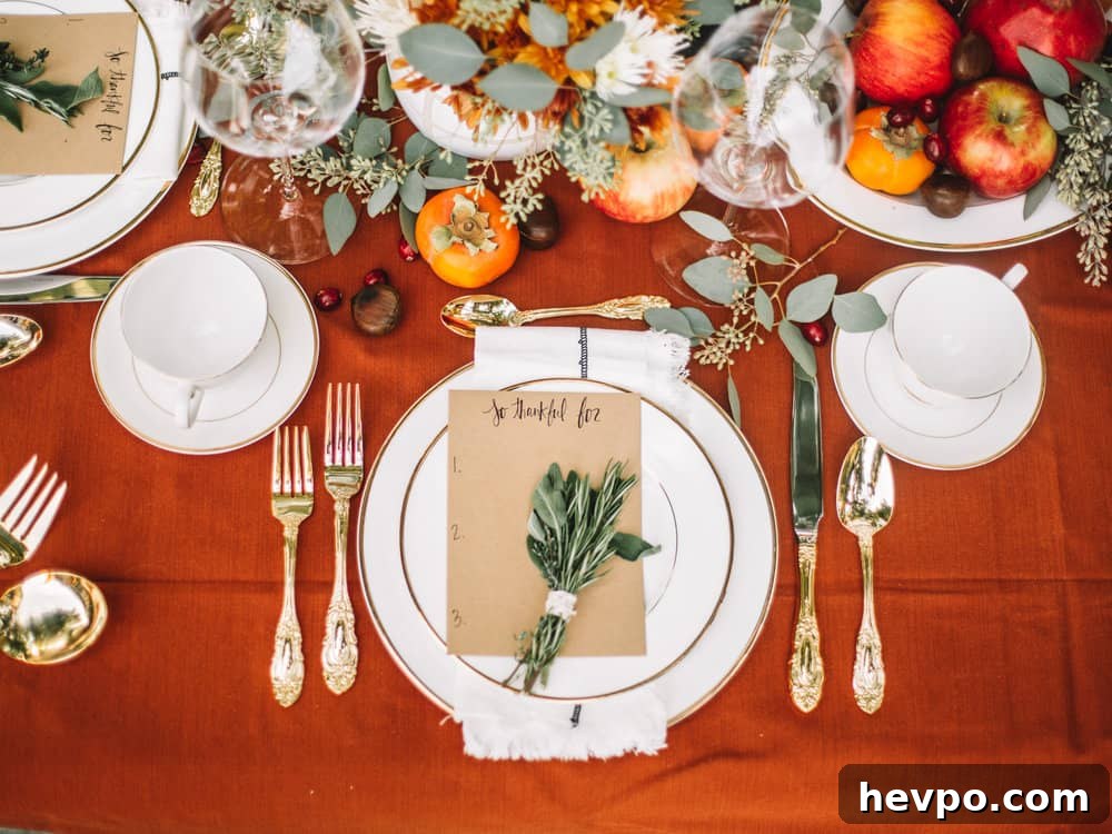 Table styling close up