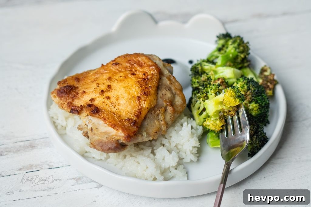 skin on lemon pepper chicken with broccoli