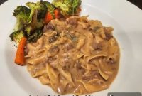 Instant Pot Beef Stroganoff with Ground Beef in 30 Minutes