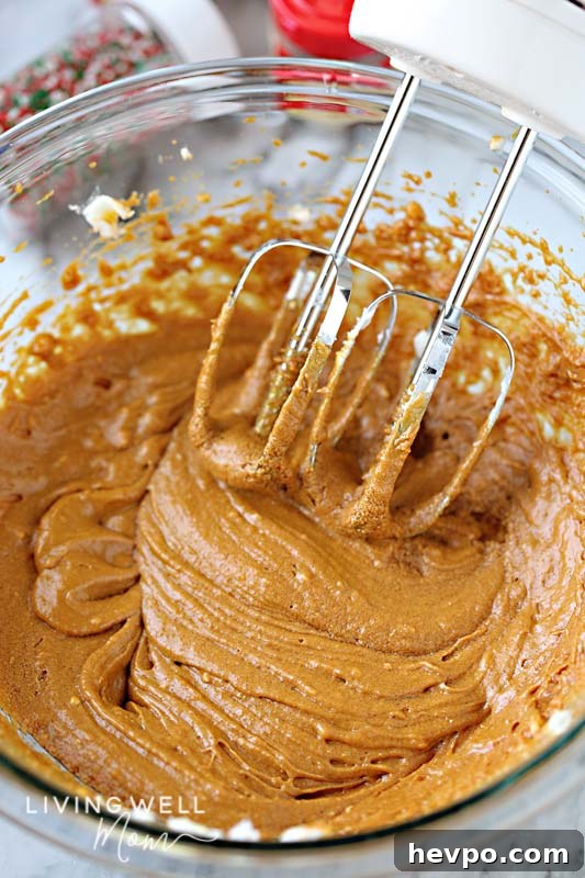 Gluten-Free Frosted Ginger Cookies Recipe — Soft, Spiced Treats 8 mixing cookie dough