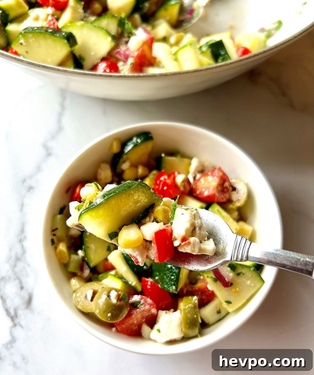 Mediterranean Zucchini Salad with Feta and Lemon Vinaigrette 5 img 6053 4