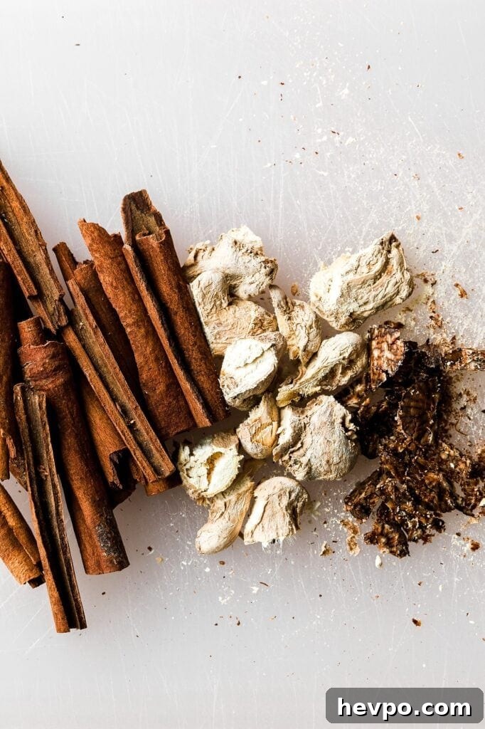 chopped spices