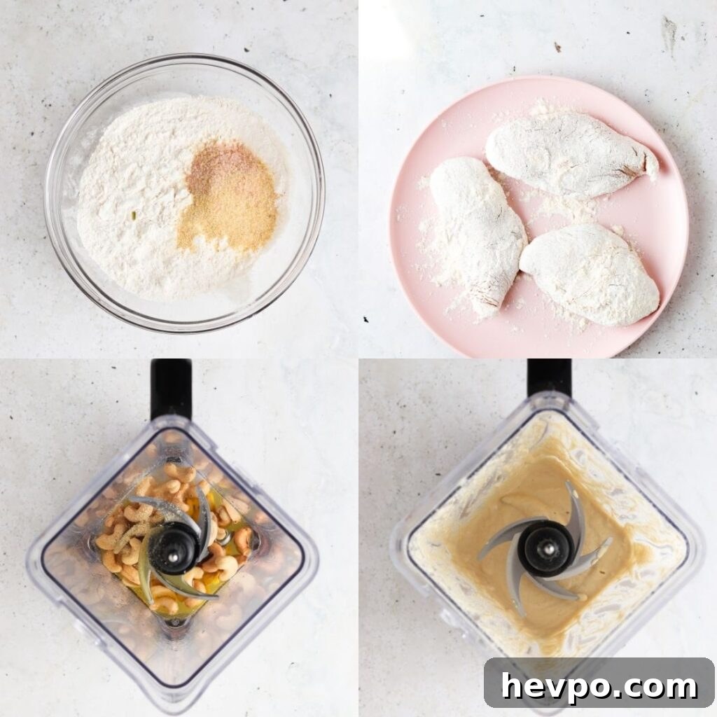 step by step process picture of how to make paleo chicken parm