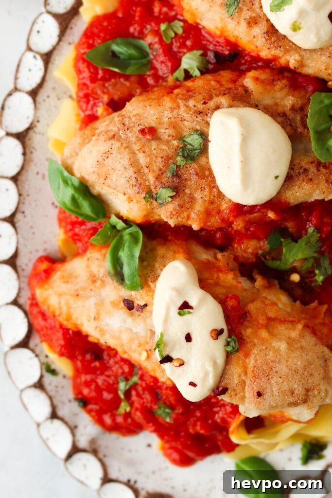 chicken parm on a plate