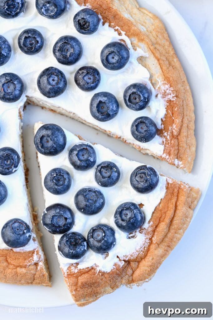healthy sweet breakfast pizza pancake