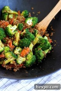 Simple Vegan Quinoa Fried Rice - Getting the Dish Ready in a Pan