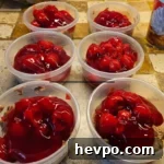 6 bowls of Chocolate Cherry Cheesecake Dessert (Reader Recipe)