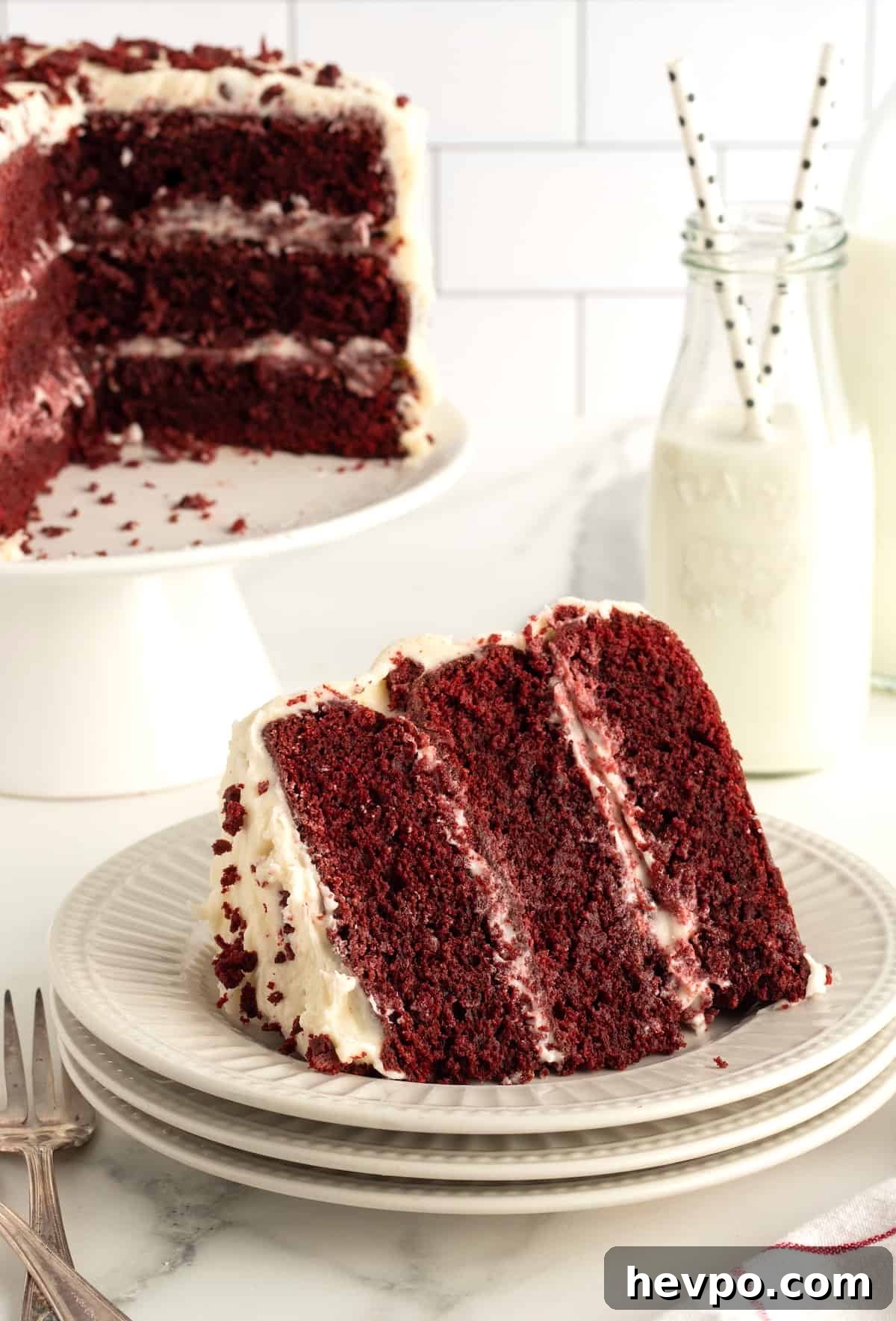 Red Velvet Cake by The BakerMama