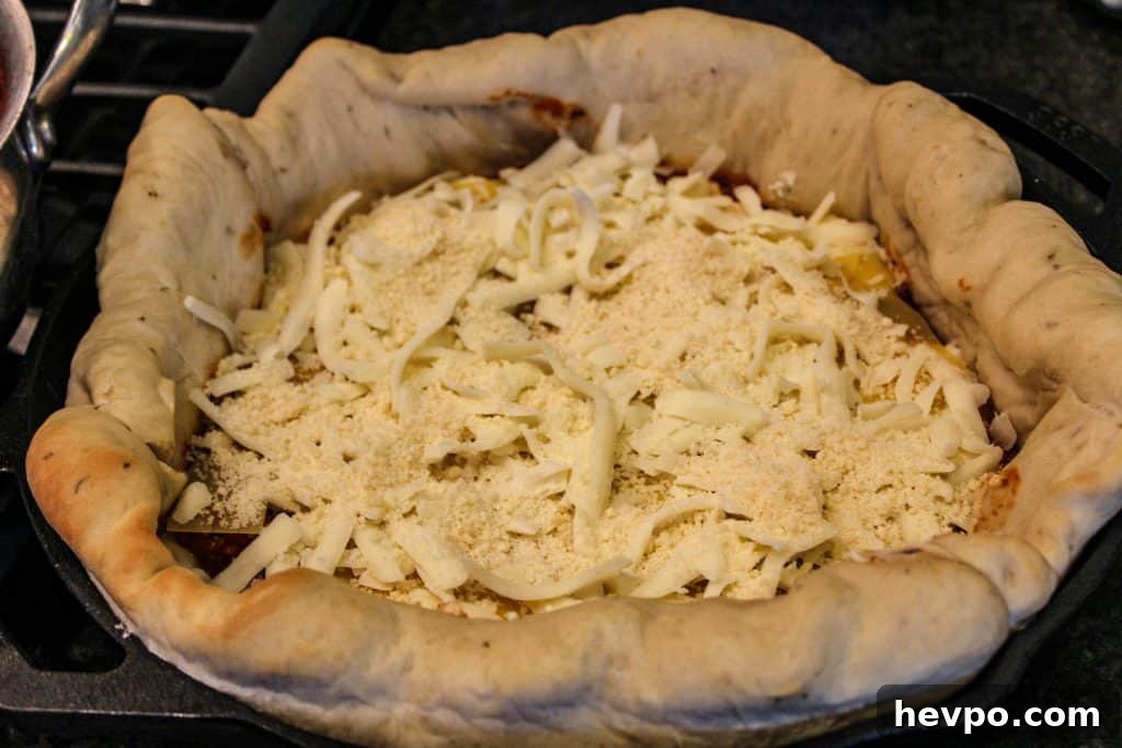 cast iron pizza