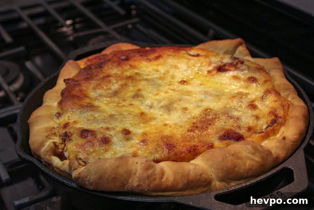 cast iron pizza