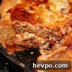 Cast Iron Pizza Lasagna